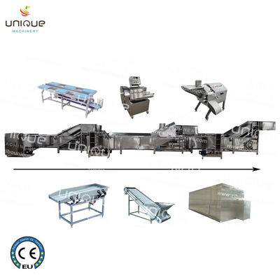 Revolutionaire bevriezing van groenten en fruit in bevroren groentenverwerkingslijn