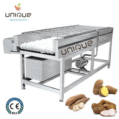 3000*1250*1350 mm Zoete aardappel Groenten Taro Yam Wasmachine voor voedselverwerking
