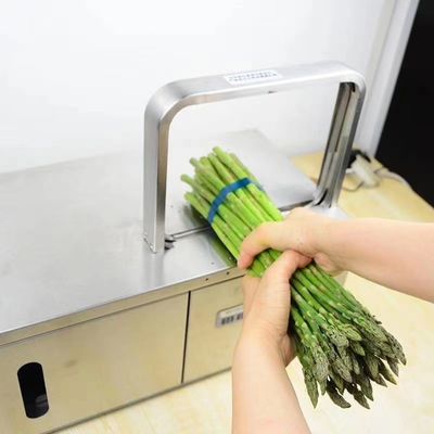 Makkelijk te bedienen Automatische bandbandbandbandmachine voor voedsel- en groentenbinding