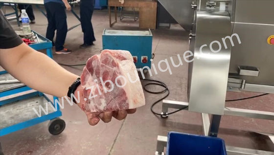 Maaien van vlees Kipensnijmachine voor voedselwinkels Bevroren varkensvlees