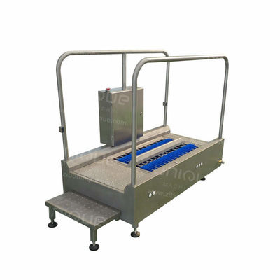 Industriële schoenenwasapparatuur / proces van koude waterreiniging / schoenenwasmachine voor landbouwbedrijven
