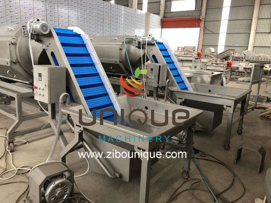 Perfecte peeling effect groente peeling machine voor aardappel chips productielijn