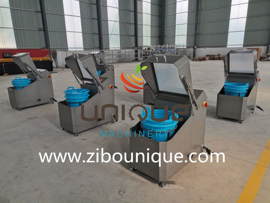 2200 KG Fruit and Vegetables Vacuum Packed Potato Processing Line voor nauwkeurig snijden