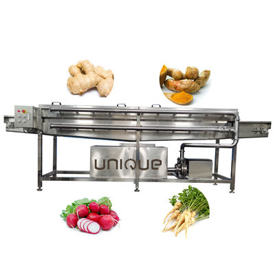 Aanpasbare spannings- en hogedrukwasmachine voor groenten en fruit