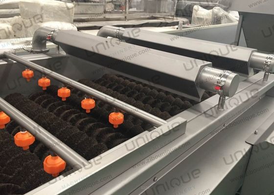 Groenten Wortel Aardappel Gember Borstel Roller Wasmachine voor wassen en schoonmaken