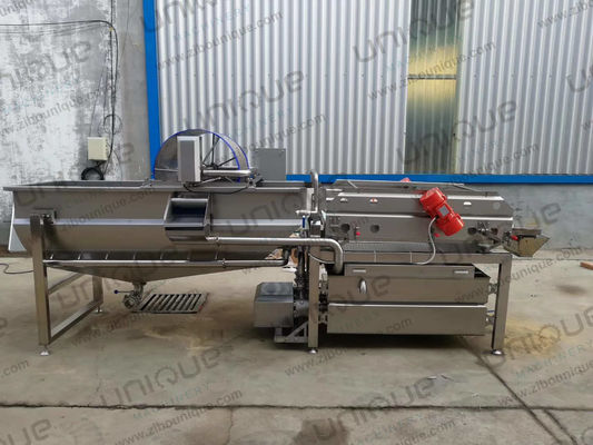 Gepersonaliseerde Spanning 1,5 t/u Capaciteit Groenten en Saladen Wasmachine voor het reinigen