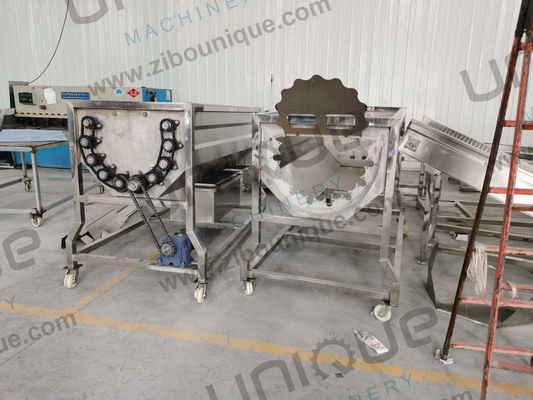 Commercieel gebruik Automatische Palm Dates Borstel Reinigingsmachine met Soft Brush Cleaner