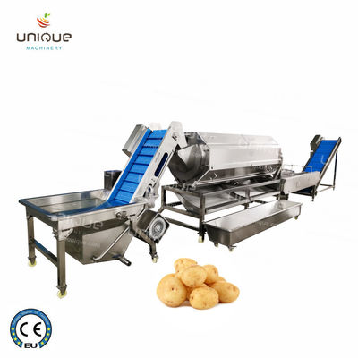Aardappelwasmachine schilmachine voor wortelgroenten roestvrij staal 304 functie