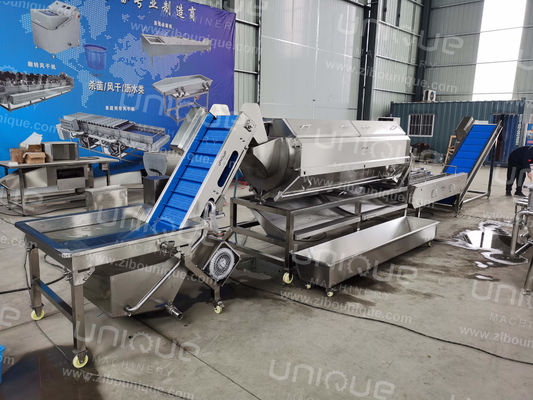 Aardappelwasmachine schilmachine voor wortelgroenten roestvrij staal 304 functie