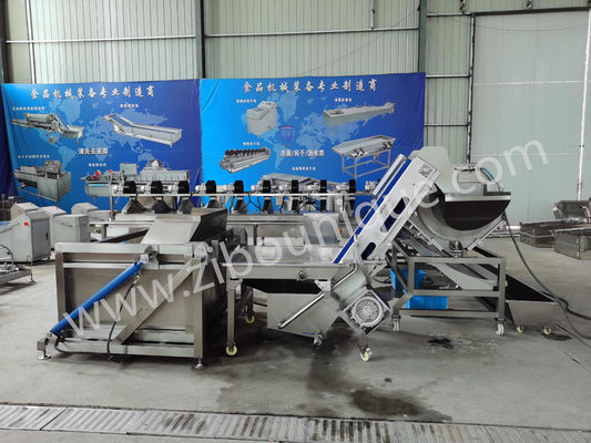 304 roestvrij staal automatische hydraulische container dumper voor het laden van groenten en fruit
