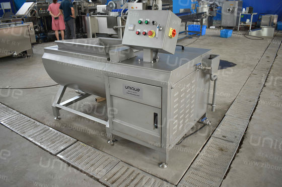 Commerciële keuken 500 kg/h zandblaasmachine voor het wassen van groenten en fruit