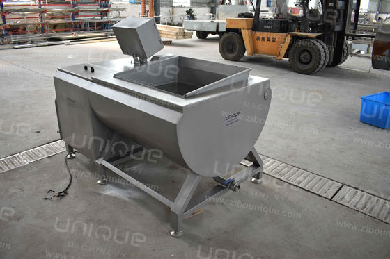 Commerciële keuken 500 kg/h zandblaasmachine voor het wassen van groenten en fruit