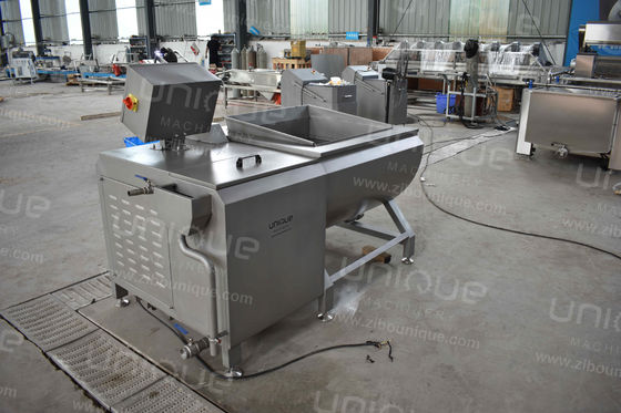 Commerciële keuken 500 kg/h zandblaasmachine voor het wassen van groenten en fruit