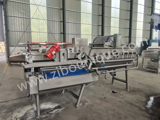 Roestvrij staal 4,4 kW koolwasmachine voor sterilisatie van groenten en salades