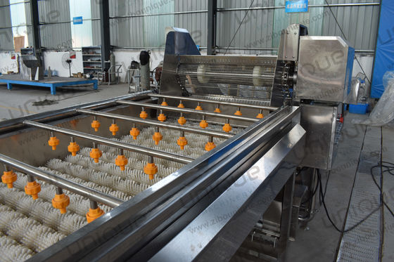 Mango borstel reinigingsmachine voor Peer Appel Wortel modder reiniging 3000*1250*1350 mm