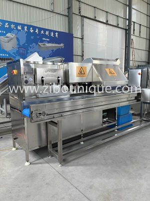 Apple Peeler Head Pear Peeling Coring Cutting Machine met videotechnische ondersteuning