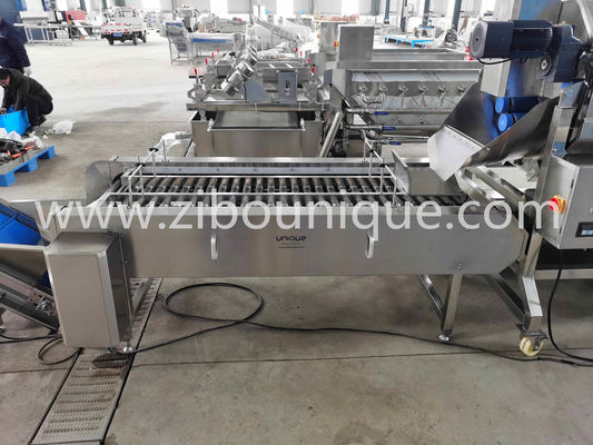 Voedselverwerkende industrie 4,12 kw Industriële aardappelpeeler met carborundumroller