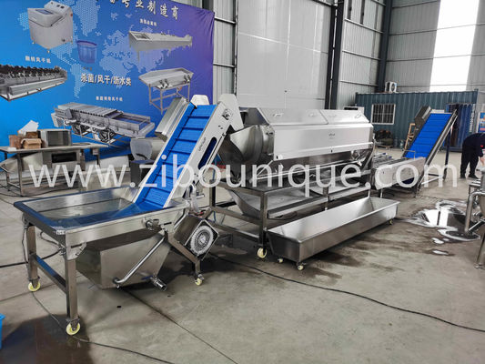 Na-service Video technische ondersteuning 2200 KG Elektrische groenten aardappel peeler machine