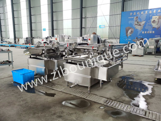 Fruit en groenten wasmachine schoonmaakmachine voor vers gesneden ijsberg sla