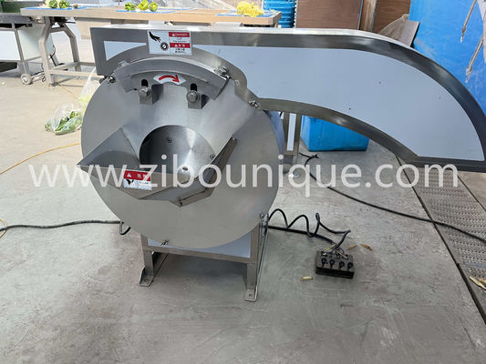 500 kg/uur capaciteit Commerciële groente aardappel Franse frieten snijmachine van Zibo Unique Machinery
