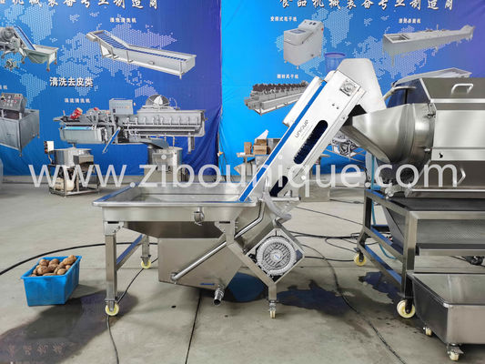 Roterende Emery Roller Sweet Potato Radish Peeling Machine met automatische productie
