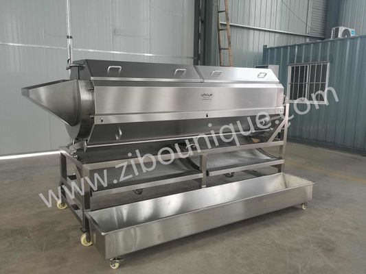 Roterende Emery Roller Sweet Potato Radish Peeling Machine met automatische productie