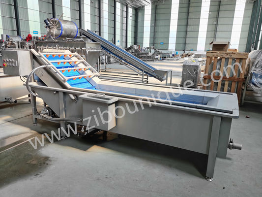 1000-1500 kg/uur Capaciteit Saladblaadgroentenwasmachine voor groenten en fruit