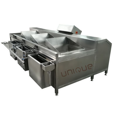 1000 kg/h Industriële Tomatenwasmachine Maïs Fruit Wasmachine Groenten Uien Wasmachine Reinigingsmachine