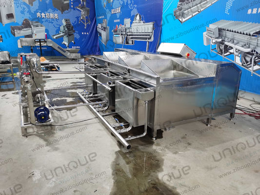 1000 kg/h Industriële Tomatenwasmachine Maïs Fruit Wasmachine Groenten Uien Wasmachine Reinigingsmachine