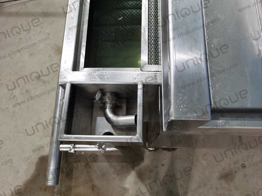 Multifunktioneel drievoudige tank omgekeerde groentenwasmachine voor drukke keukens