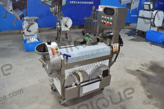 1.55 Kw Automatische dubbelkop groente snijmachine
