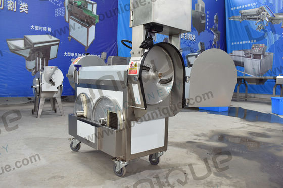 1.55 Kw Automatische dubbelkop groente snijmachine