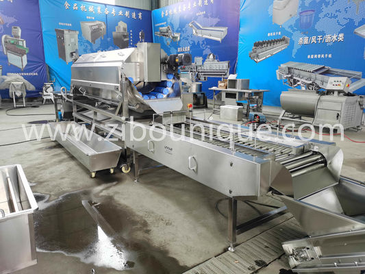 Hotel's Top Pick Automatische continue borstel aardappel schillen met 1040 KG capaciteit