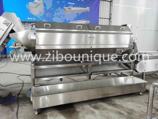 Hotel's Top Pick Automatische continue borstel aardappel schillen met 1040 KG capaciteit